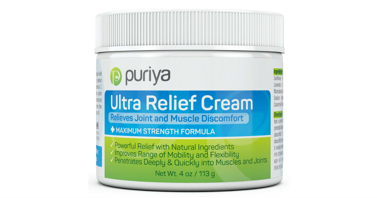 Puriya Pain Relief Cream ONLY $17 (Reg. $48)