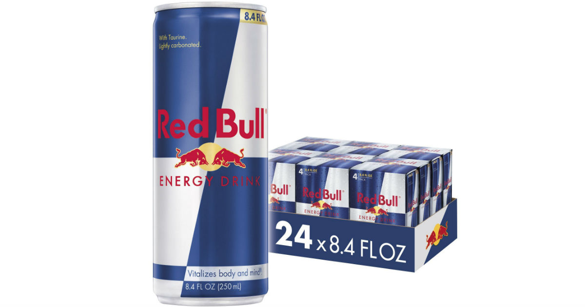 Red Bull Energy Drink 24 Pack Only $26.83 Shipped on Amazon