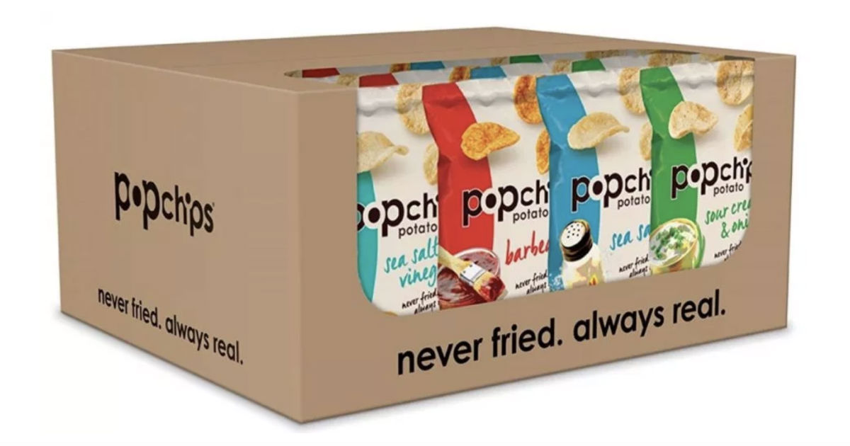 Popchips Potato Chips 24-ct Variety Pack ONLY $9.86 Shipped