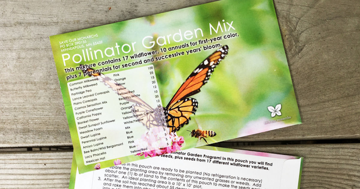 FREE Pollinator Garden Mix Wil...