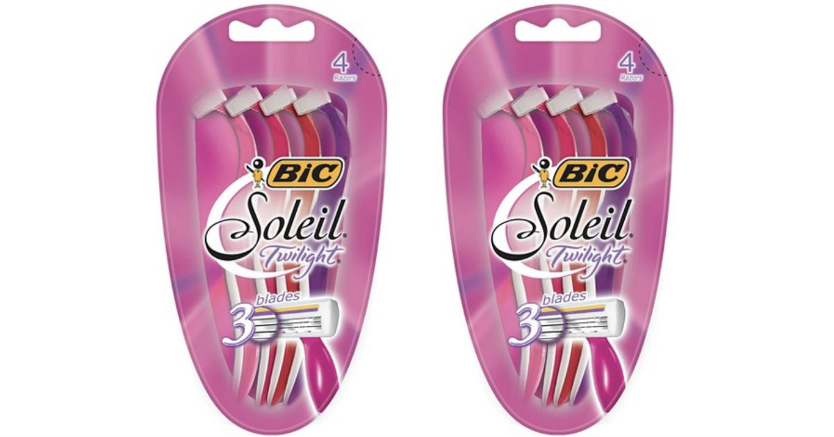 BIC Soleil Twilight Disposable Razors 4-ct ONLY $2.61 Shipped