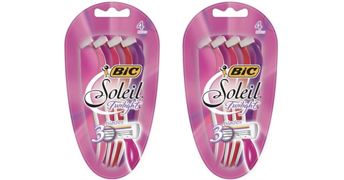 BIC Soleil Twilight Disposable Razors 4-ct ONLY $2.61 Shipped