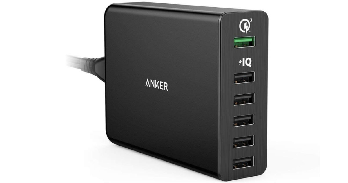 Anker Quick Charge 6-Port USB Wall Charger ONLY $23.09