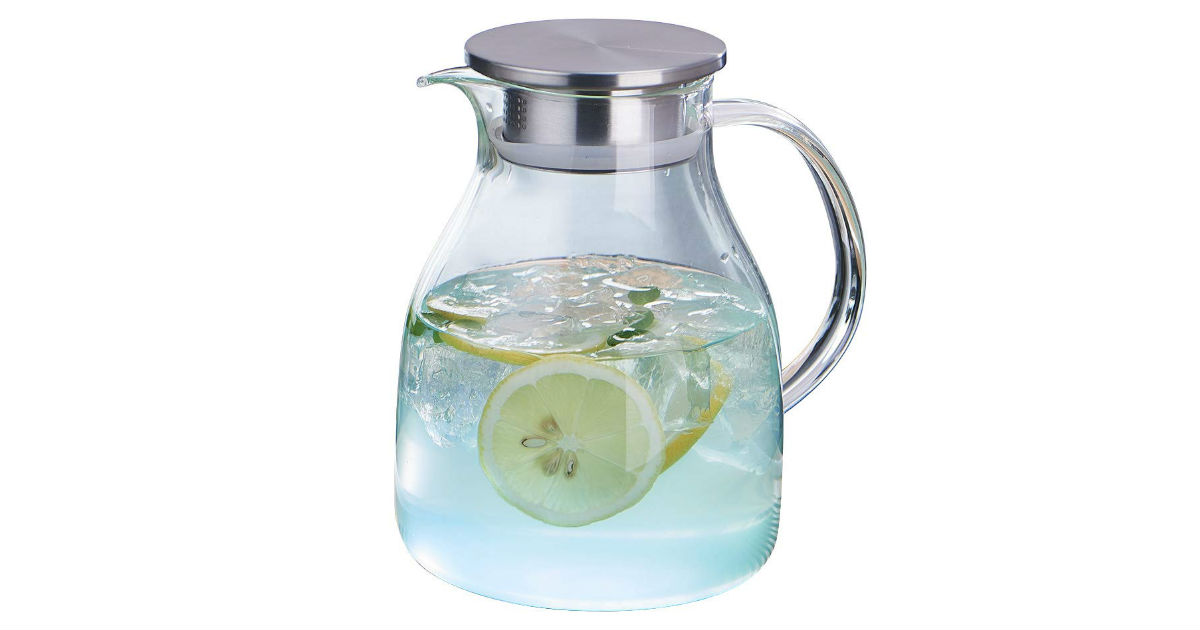 WarmCrystal Glass Pitcher ONLY $14.99 (Reg. $25)