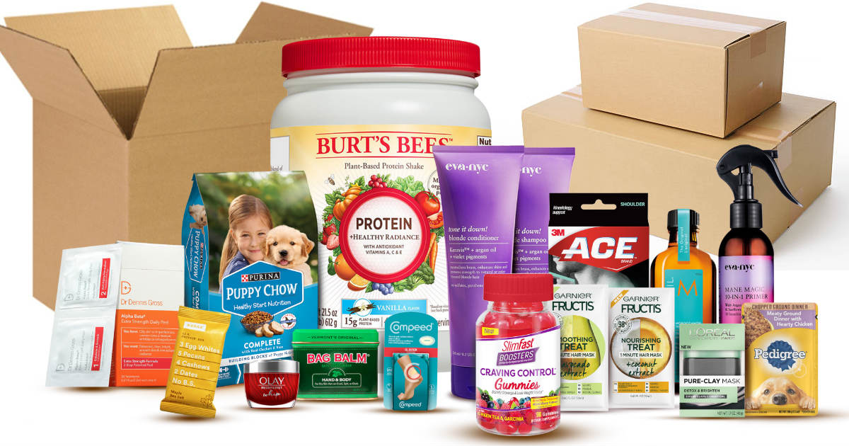 Get free sample boxes