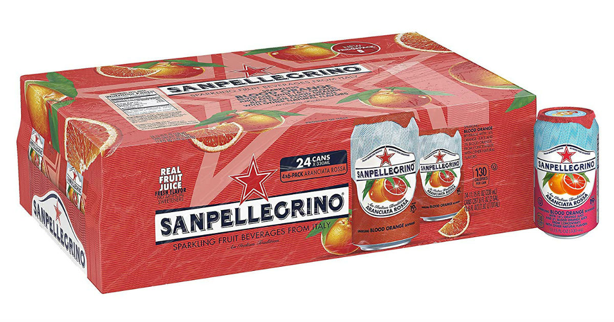 Sanpellegrino Sparkling Fruit Beverage 24-Pk ONLY $13.58 Shipped