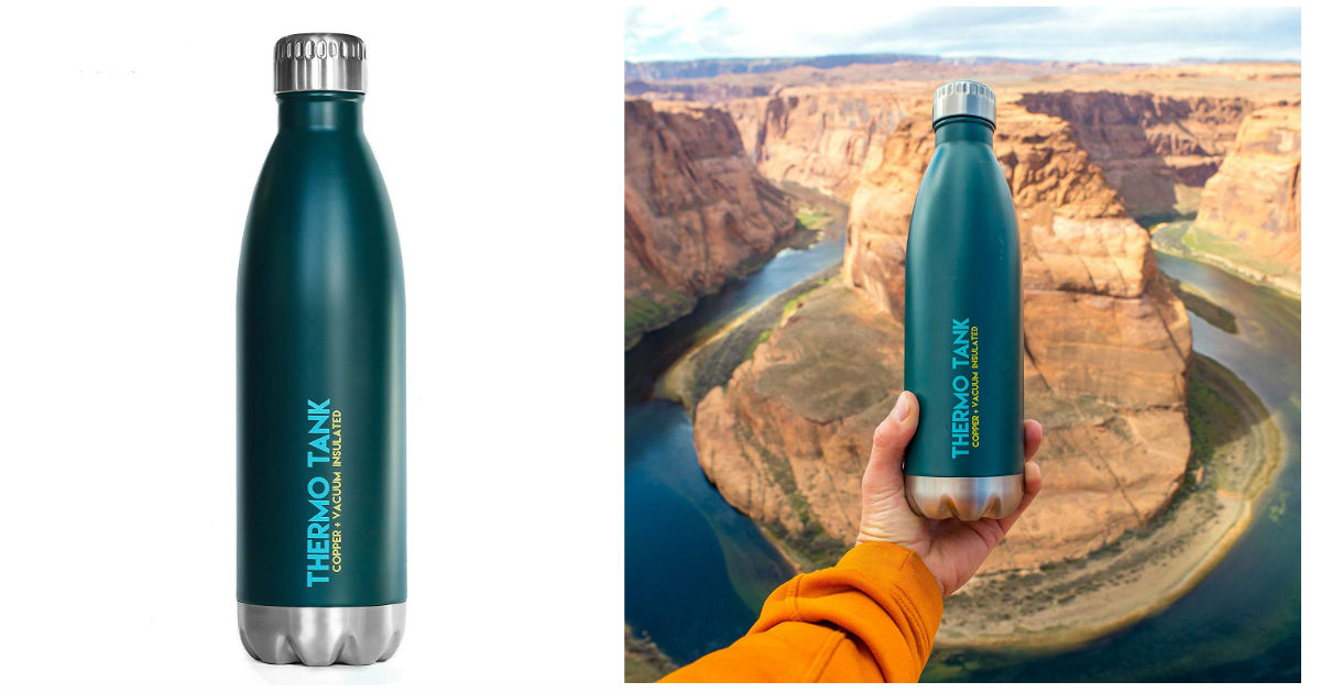 Thermo Tank Insulated Water Bottle ONLY $7.77 (Reg. $27)