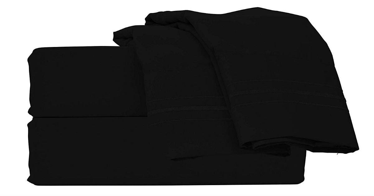 Style Basics Microfiber Bed Sheet Set ONLY $19.49 (Reg. $60)