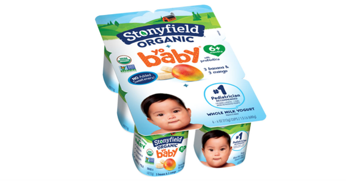 Stonyfield YoBaby Organic Yogurt Only $0.60 at Target (Reg. $4)