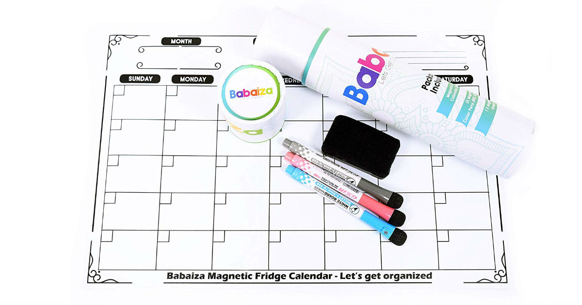 Babaiza Magnetic Calendar ONLY $8.04 (Reg. $20)
