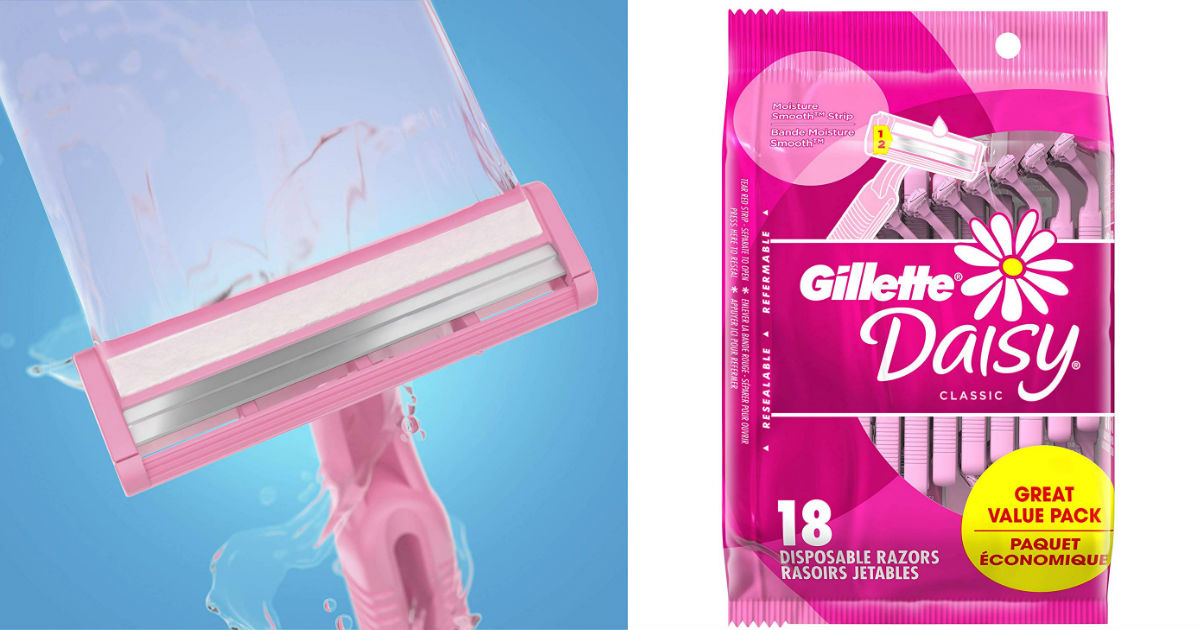 Gillette Daisy Classic Disposable Razors ONLY $9.79 Shipped