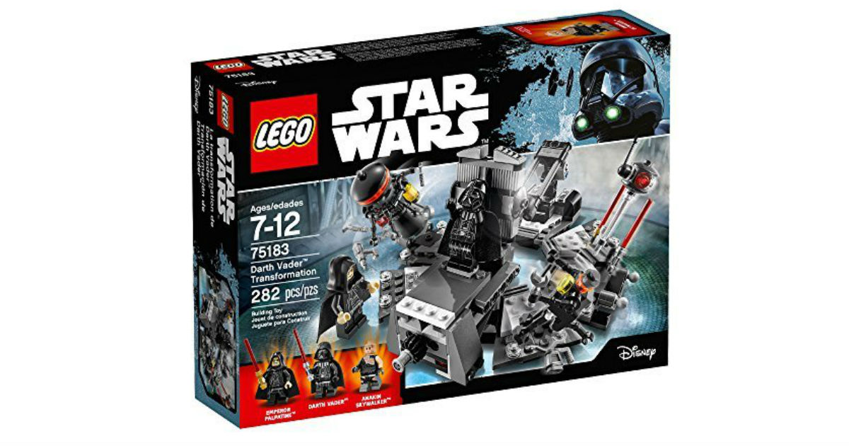 LEGO Star Wars Darth Vader Kit ONLY $14.99 (Reg. $25)