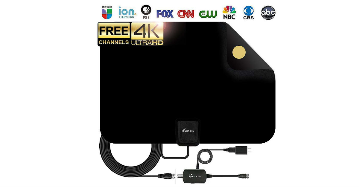 HDTV Antenna ONLY $15.20 on Amazon (Reg. $90)