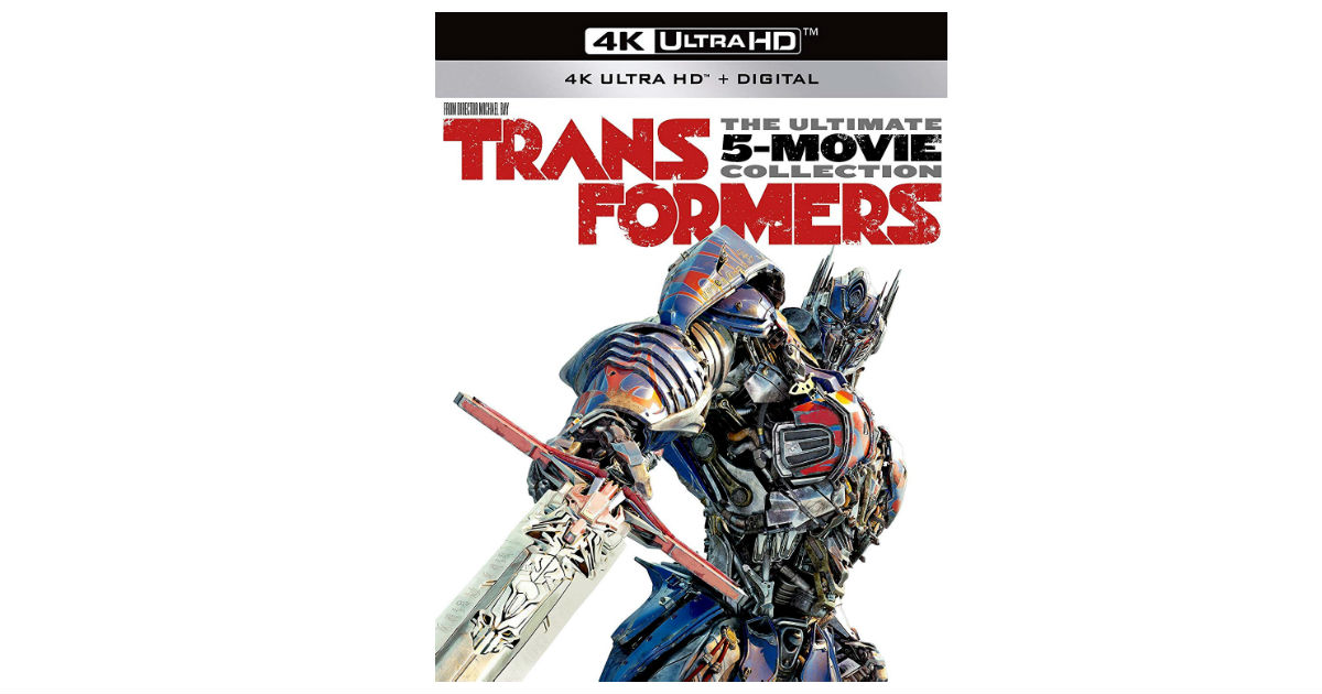 Transformers Ultimate 4K 5-Movie Collection $49.99 (Reg. $84)
