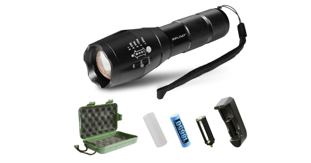 LED Tactical Flashlight ONLY $9.99 (Reg. $30)