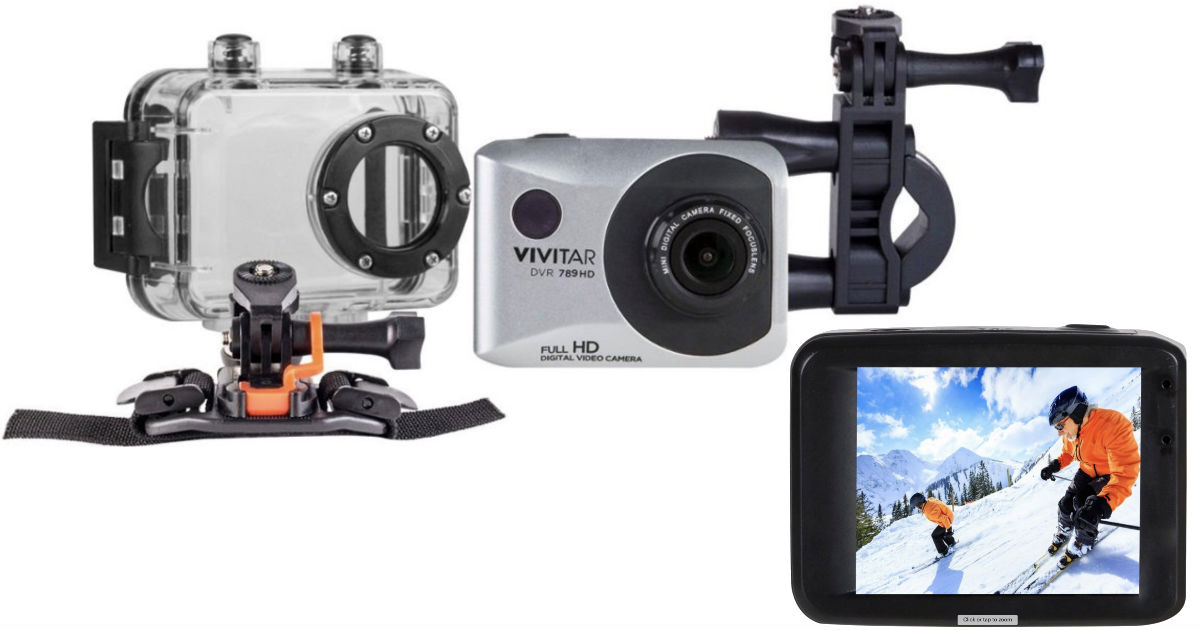 Vivitar Action Camera with Remote ONLY $24.99 (Reg $45)