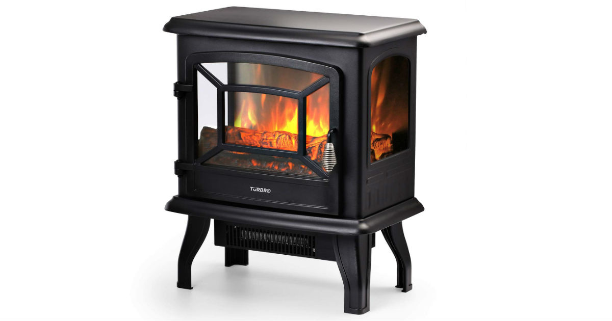 Turbro Suburbs Electric Fireplace Stove ONLY $60.99 (Reg. $130)