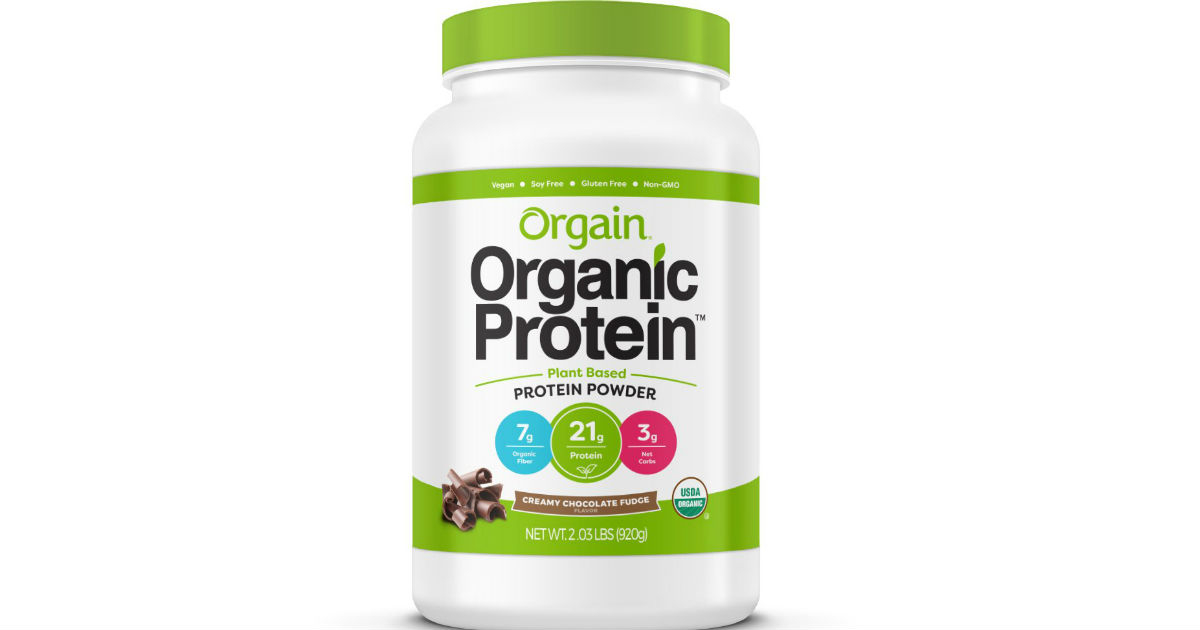 Orgain Organic Plant Based Protein Powder ONLY $13.43 Shipped