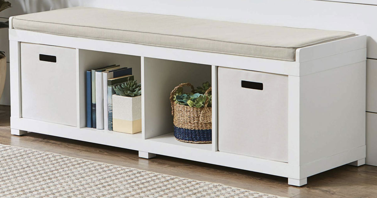 Better Homes & Gardens Storage Bench ONLY $59.99 Shipped