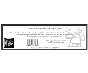 Corner bakery online ordering coupon