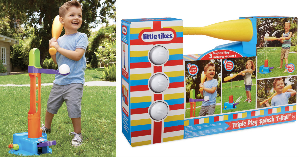 Little Tikes Triple Splash T-Ball Set ONLY $28.49 at Walmart - Daily Deals & Coupons