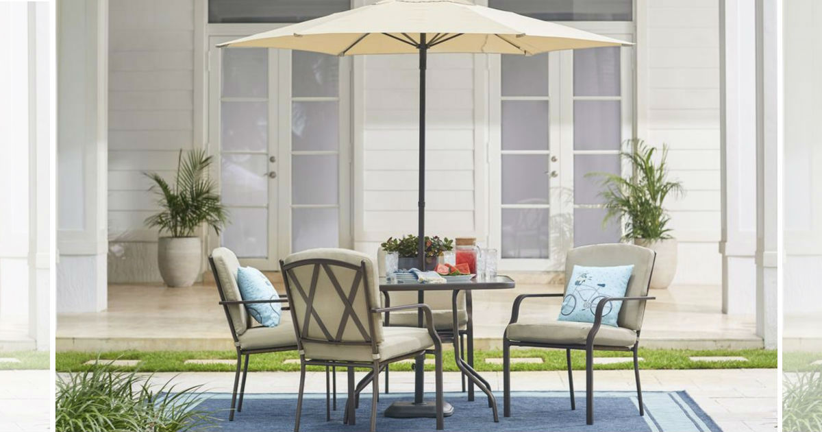 Hampton Bay 5-Piece Outdoor Dining Set ONLY $169 at Home Depot