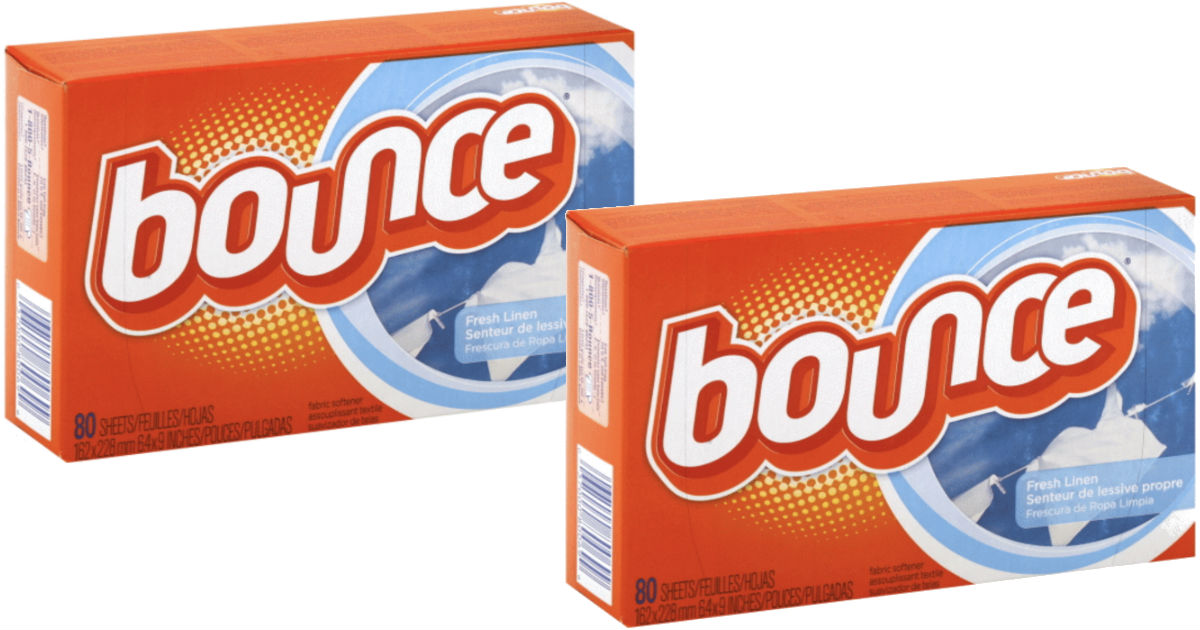 Bounce Fabric Dryer Sheets 80 ct ONLY 1 99 Reg 5 79 Printable Coupons