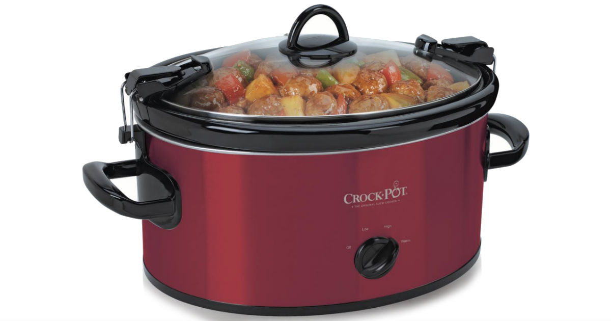 Crock-Pot 6-Quart Cook & Carry Slow Cooker ONLY 19.35 (Reg $30)