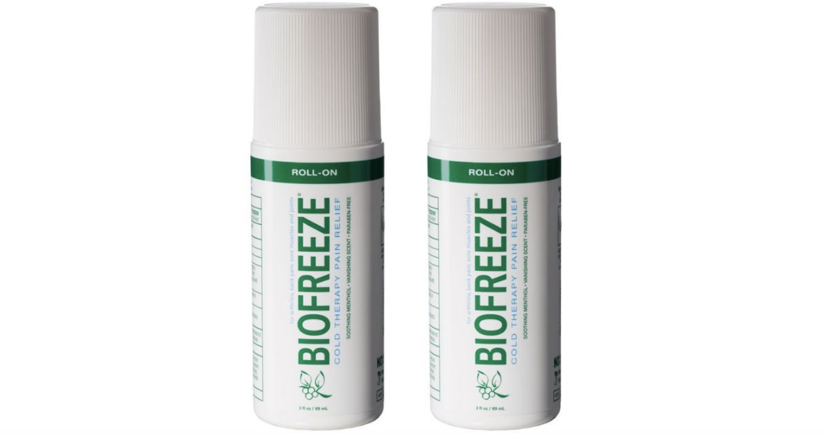 Biofreeze Pain Relief Gel Roll-On 2-Pk ONLY $9.90 (Reg $20)
