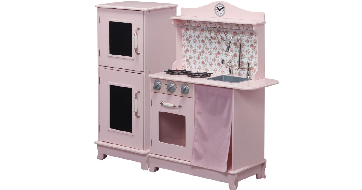 Kids Wooden Country Play Kitchen Only $89.99 Shipped (Reg $261)