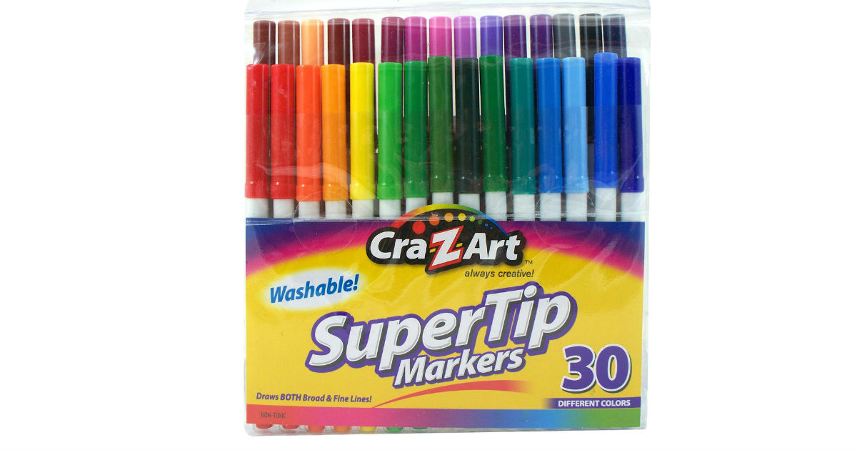 Cra Z Art Washable Markers 30 Pack ONLY 6 57 Reg 17 Daily Deals 