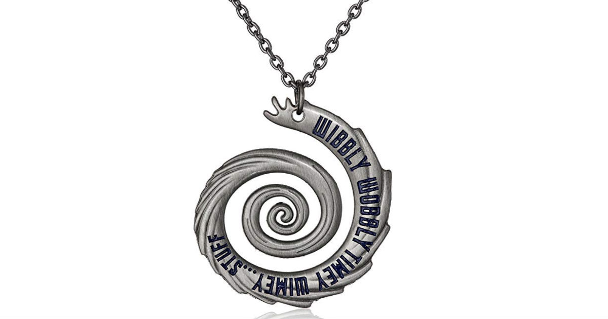 Doctor Who Wibbly Wobbly Timey Wimey Necklace ONLY $3.75 Shipped