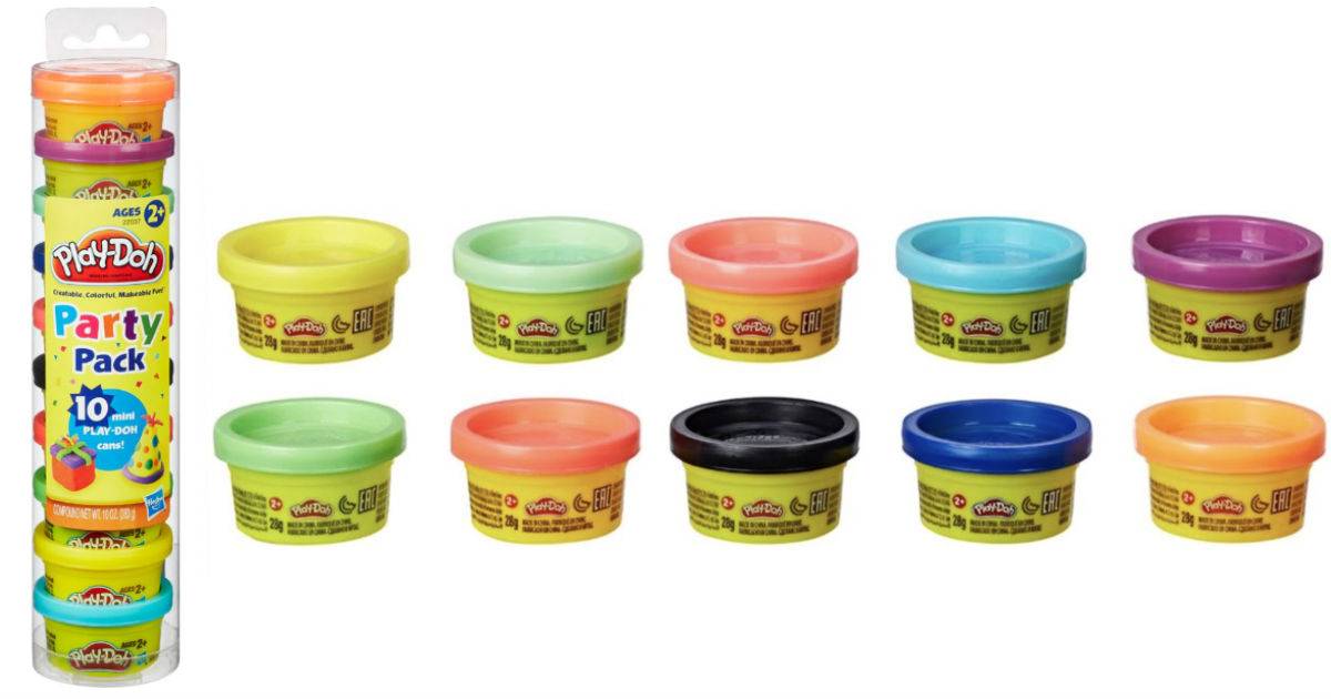 Hasbro Play-Doh Party Pack Multi-Color 10-Pk ONLY $3