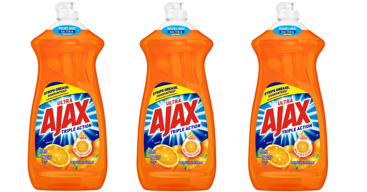 Ajax Dish Soap 28 oz ONLY $1.74 at Walgreens