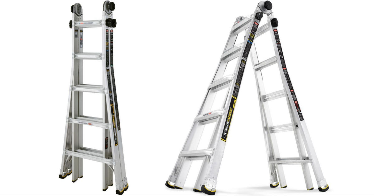 Gorilla Ladders 22' Aluminum MultiPosition ONLY 99 (Reg 219) Daily Deals & Coupons