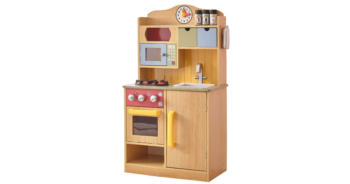 Teamson Wooden Play Kitchen ONLY $66.99 (Reg. $169)