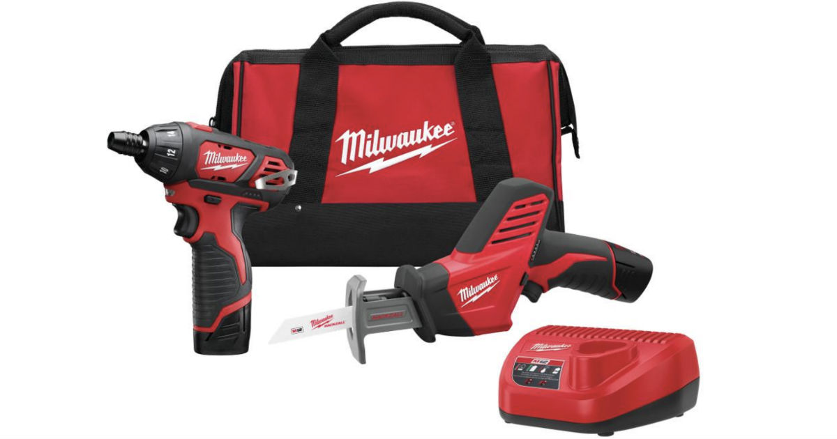 Milwaukee Cordless Screwdriver Combo Kit ONLY $99 (Reg $185)