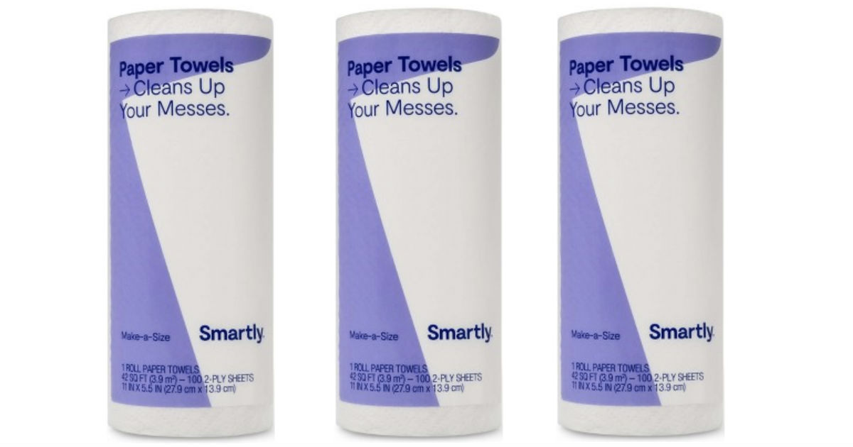 Smartly Paper Towels for ONLY $0.50 at Target 