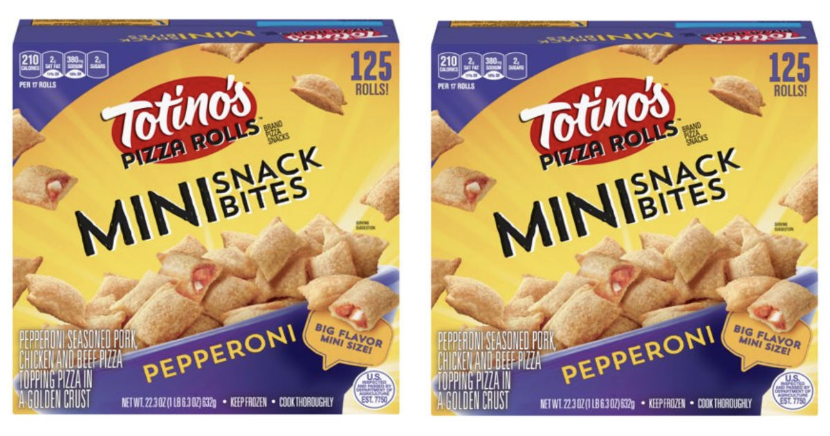 Totino’s Pizza Rolls Mini Snack Bites 125-Ct ONLY $2.64 (Reg $4)