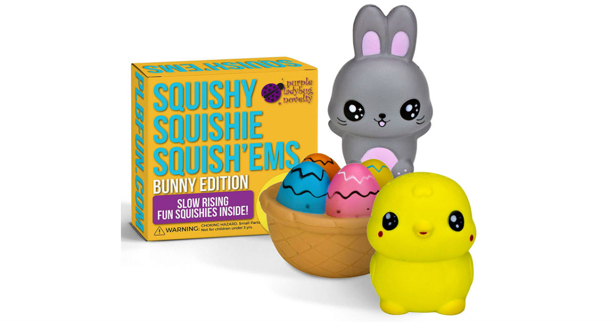 Easter Bunny & Friends Jumbo Squishies ONLY $12.49 (Reg. $25)