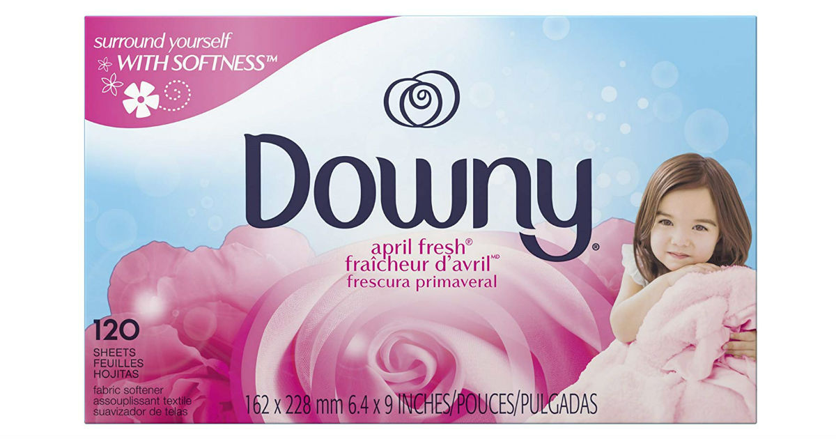 Downy April Fresh Fabric Softener Dryer Sheets 120-ct ONLY $3.25