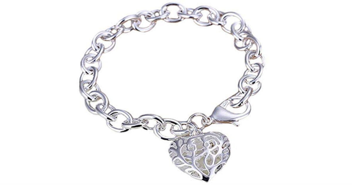 Hollow Heart-shaped Bracelet ONLY $6.36 Shipped