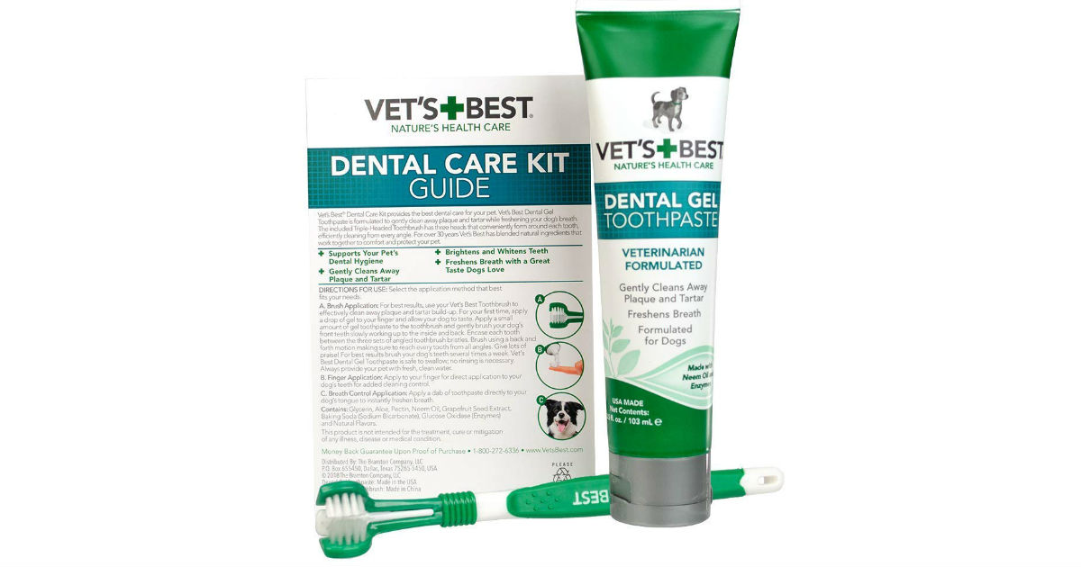 Vet's Best Dog Dental Care Kit ONLY $5.31 (Reg. $12)