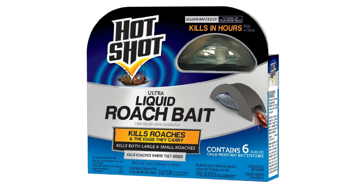 Hot Shot Ultra Liquid Roach Bait ONLY $2.76 (Reg. $10)
