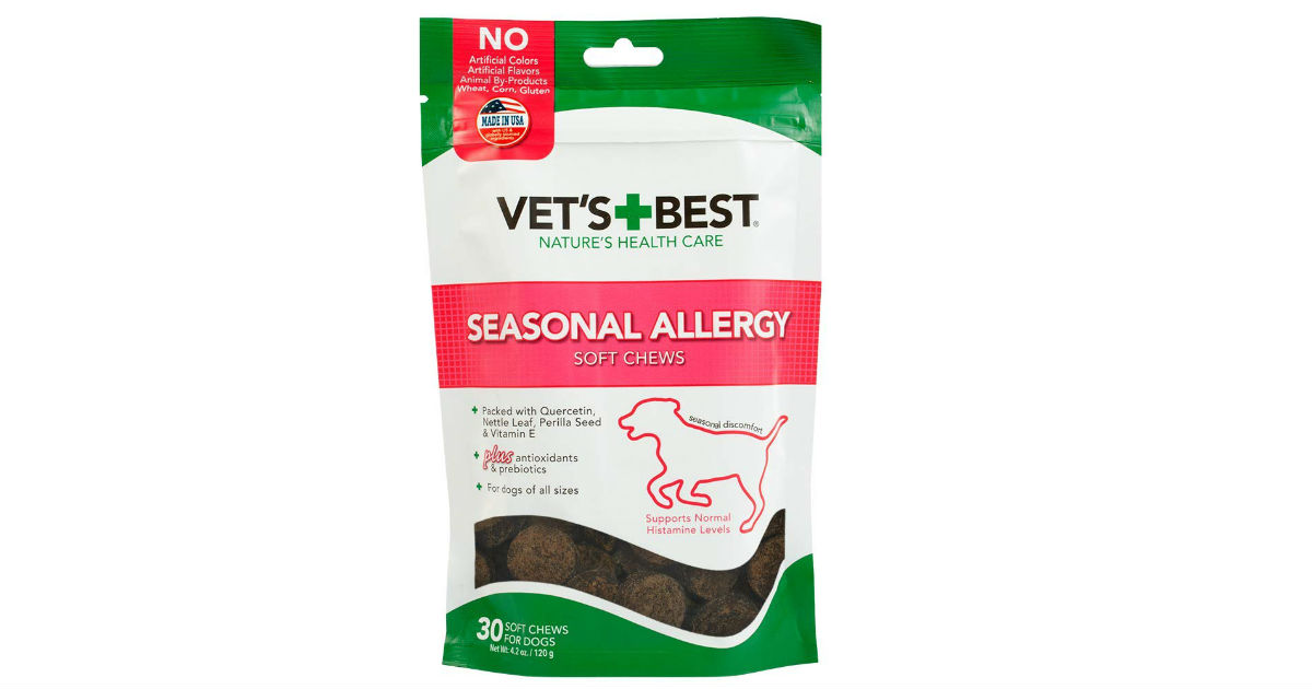 Vet's Best Seasonal Allergy Soft Chews ONLY $8.48 (Reg. $17)