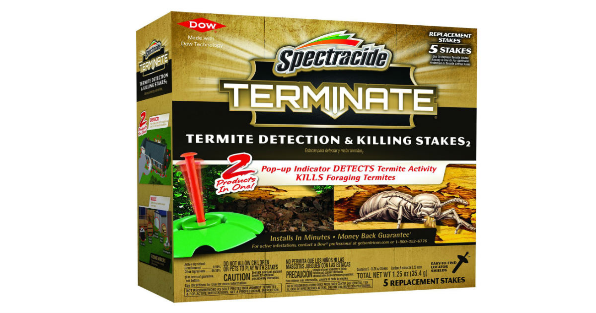 Spectracide Terminate Termite Killing Stakes $5.75 (Reg. $28)