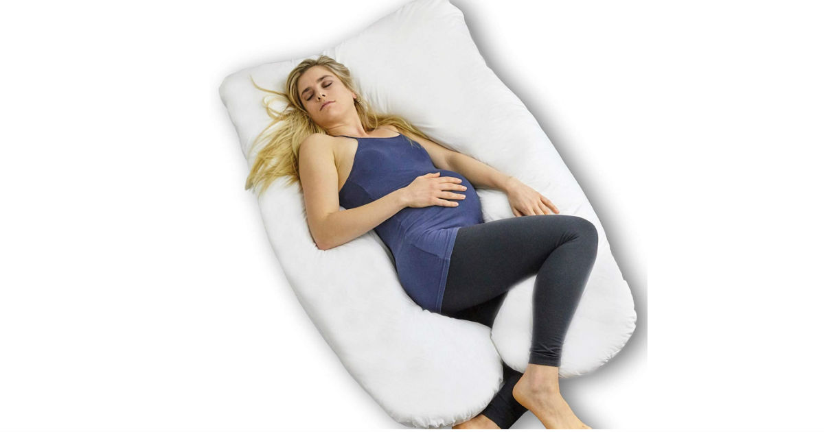 Full Body Pregnancy Pillow ONLY 41.99 (Reg. 90) Daily Deals & Coupons