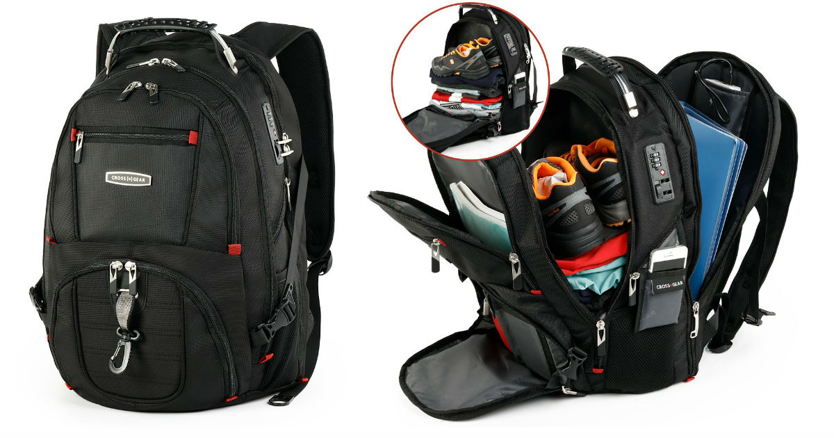 Cross Gear TSA Laptop Backpack...