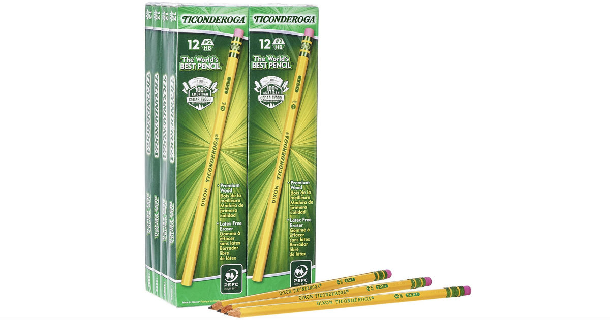 Dixon Ticonderoga #2 Pencils 96-Ct Box ONLY $9.95 (Reg $32.49)