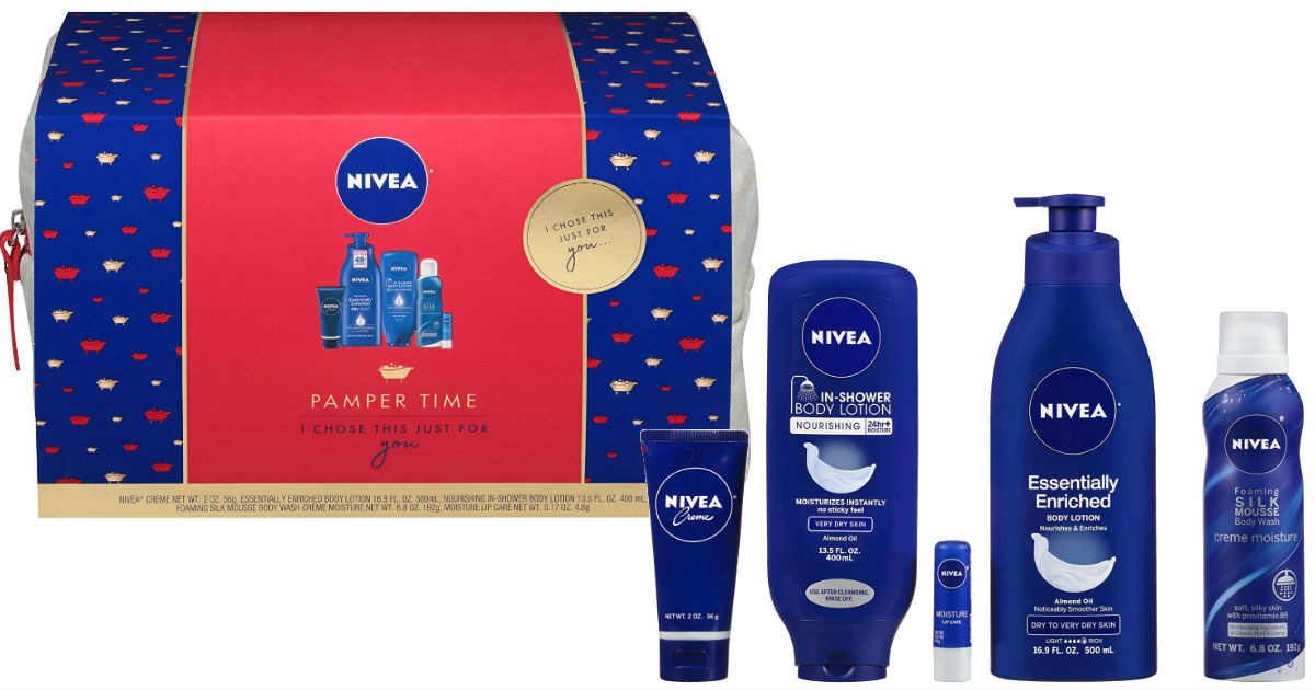 Nivea Pamper Time 5-Piece Luxury Gift Set ONLY $14.39 (Reg $24)